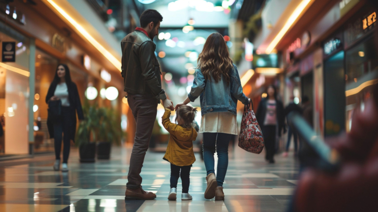 boyfriend walking with another lady and child